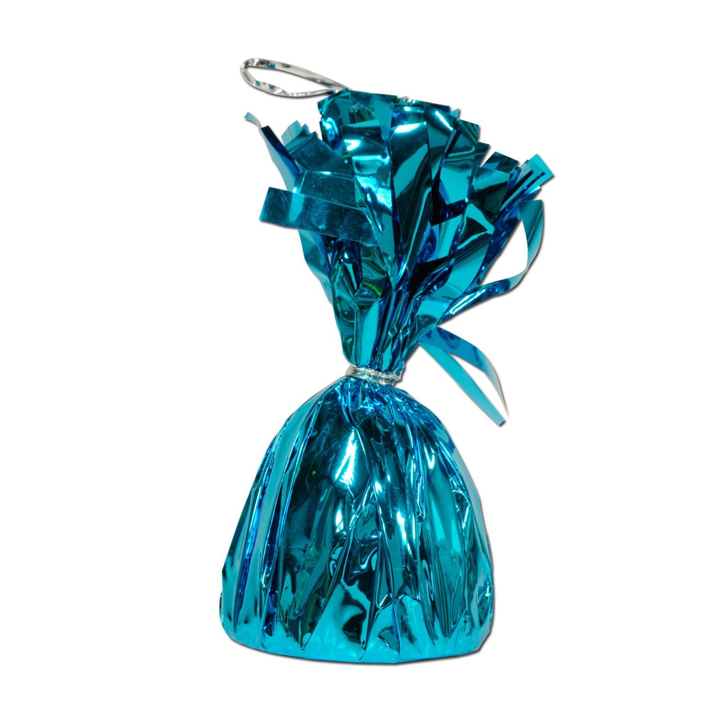 Beistle Turquoise Metallic Wrapped Balloon Weight - General Occasion | Party