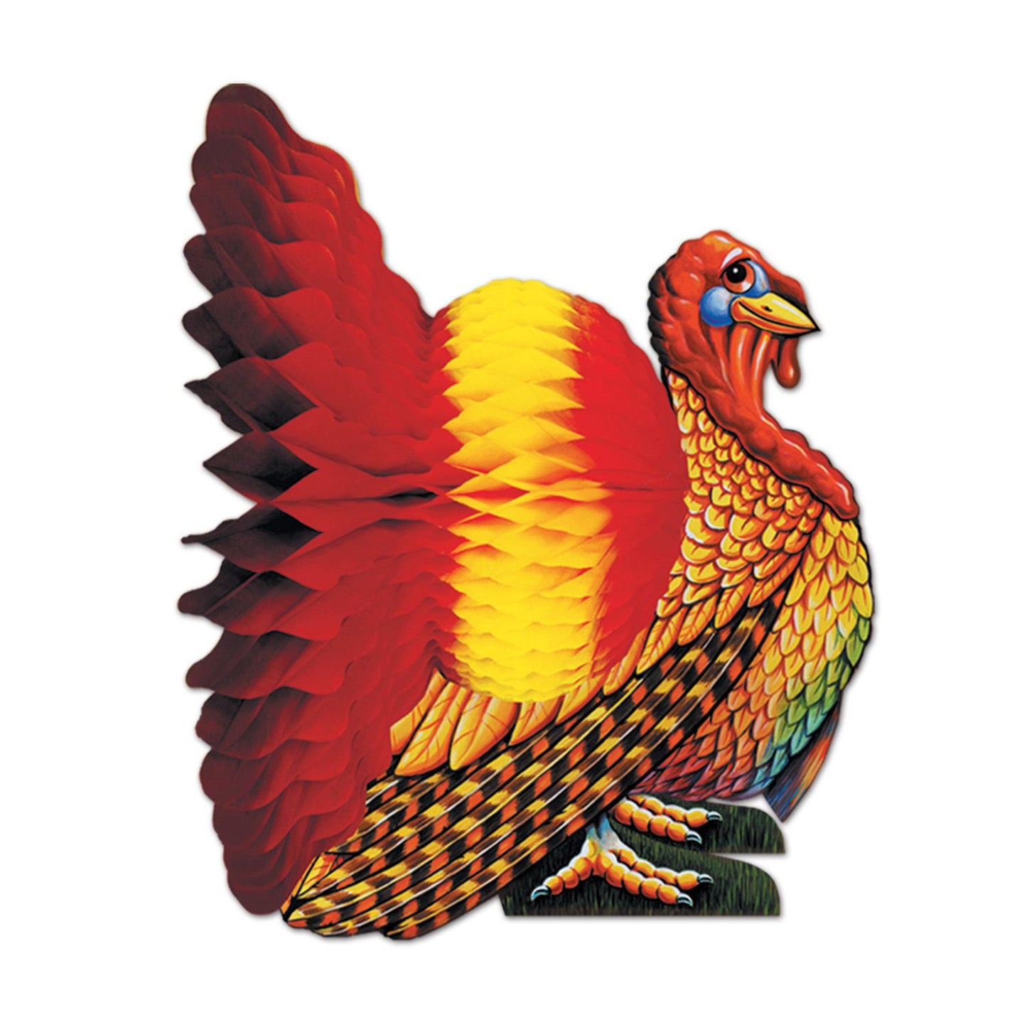 Beistle Tissue Turkey Centerpiece, 9 inches - Thanksgiving/Fall | Party Supply