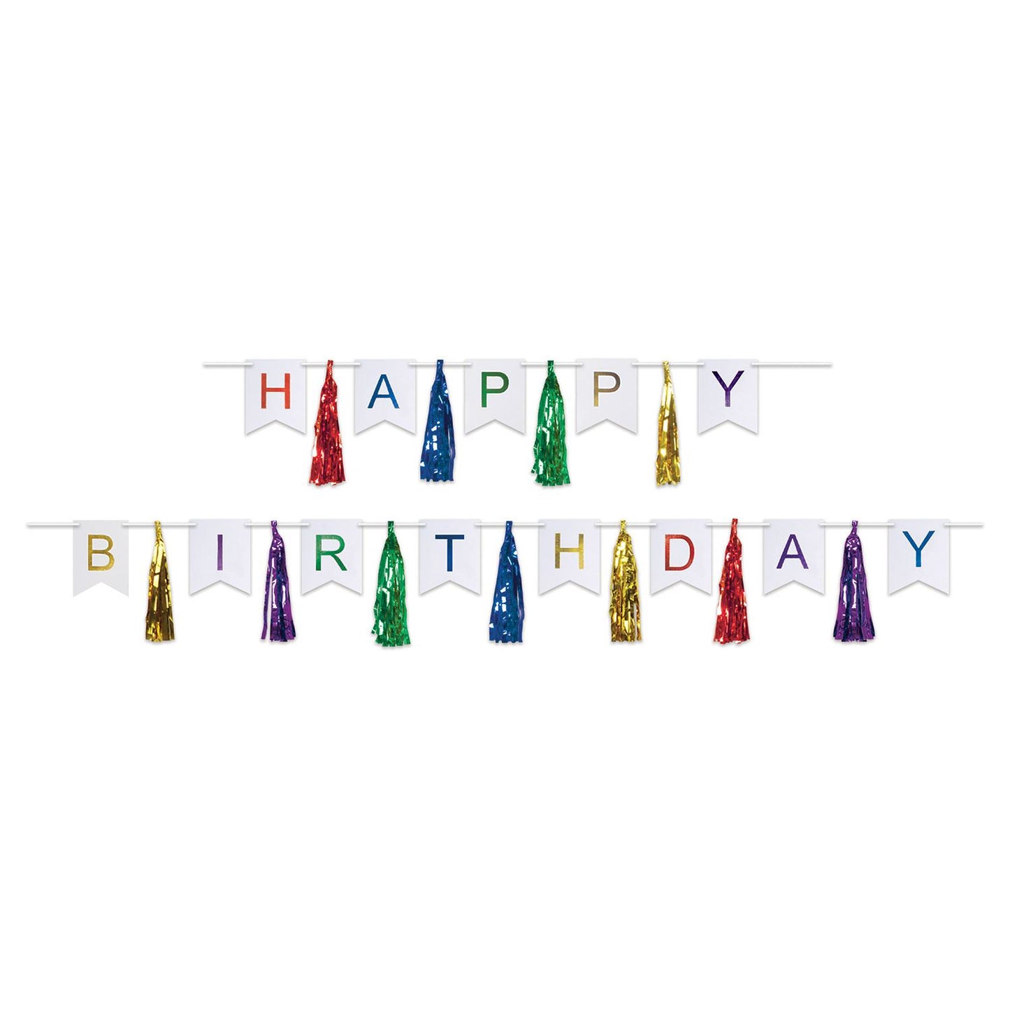 Beistle Happy Birthday Tassel Streamer | Party Supply | Decoration