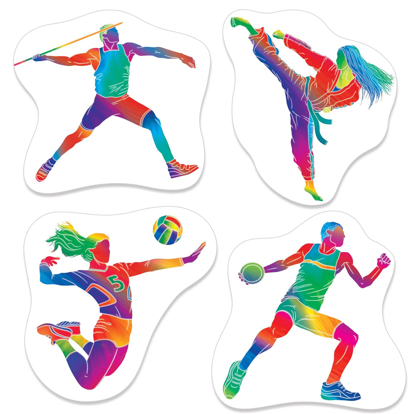 Beistle Summer Sports Cutouts | Party Supply | Decoration