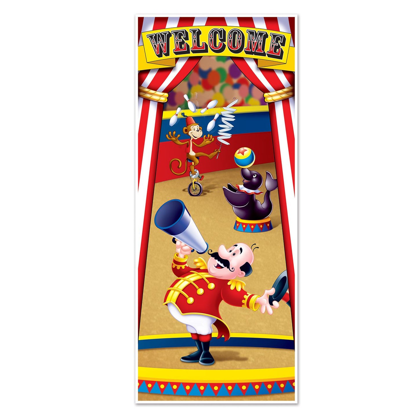Beistle Circus Tent Door Cover | Party Supply | Decoration