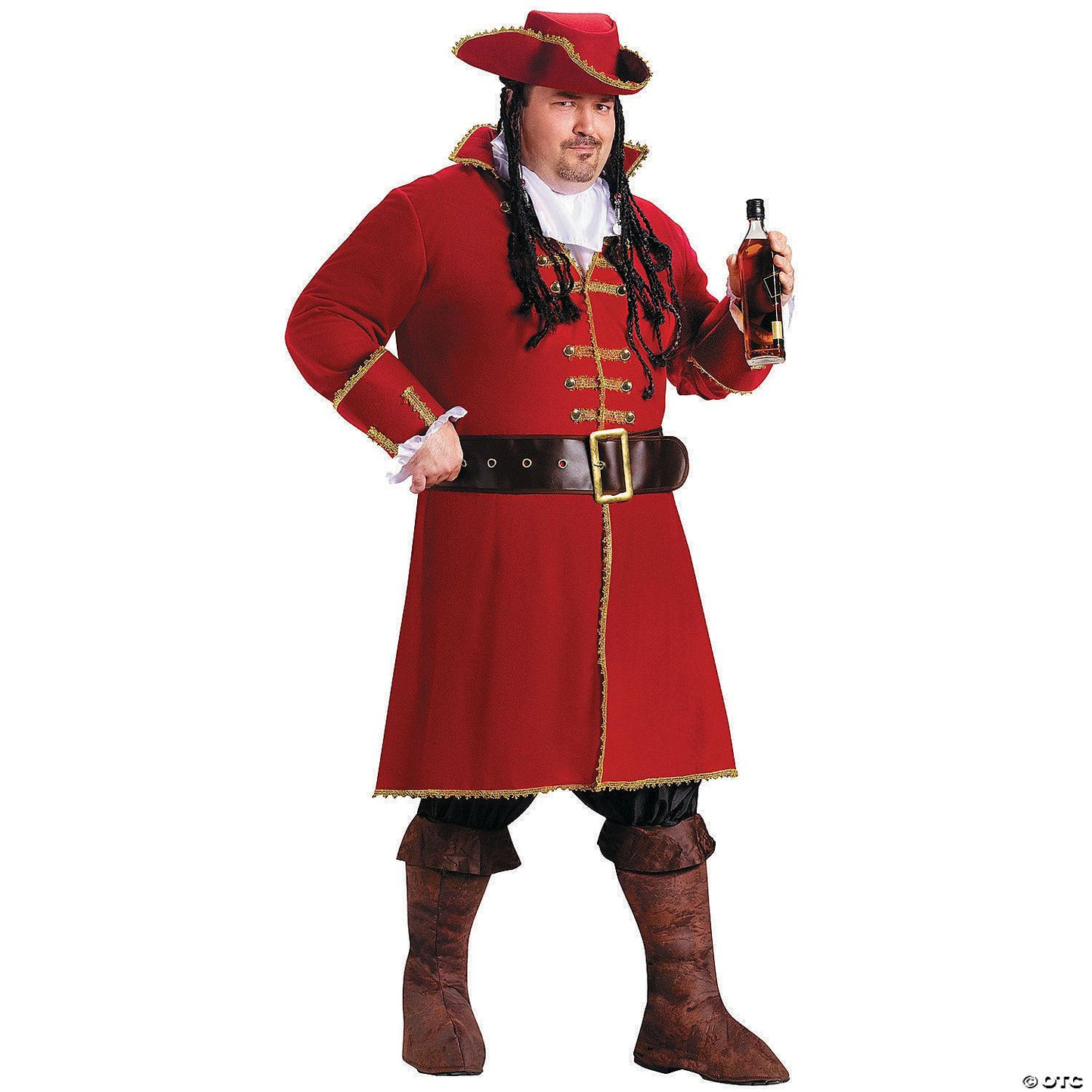Mens Plus Size Captain Blackheart Costume