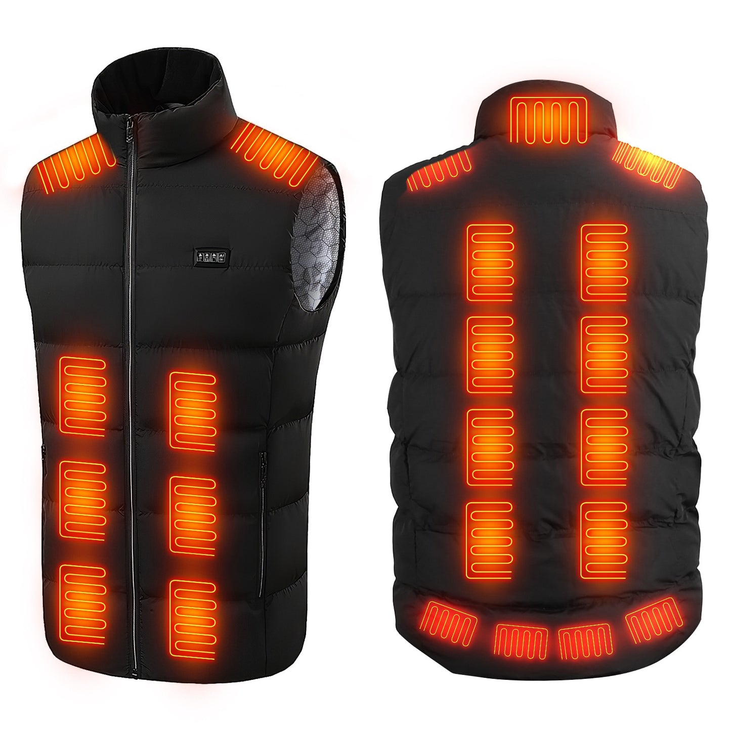 Heated Vest Men Women Heated Jacket with 23 Heating Zones 3 Heat Levels USB