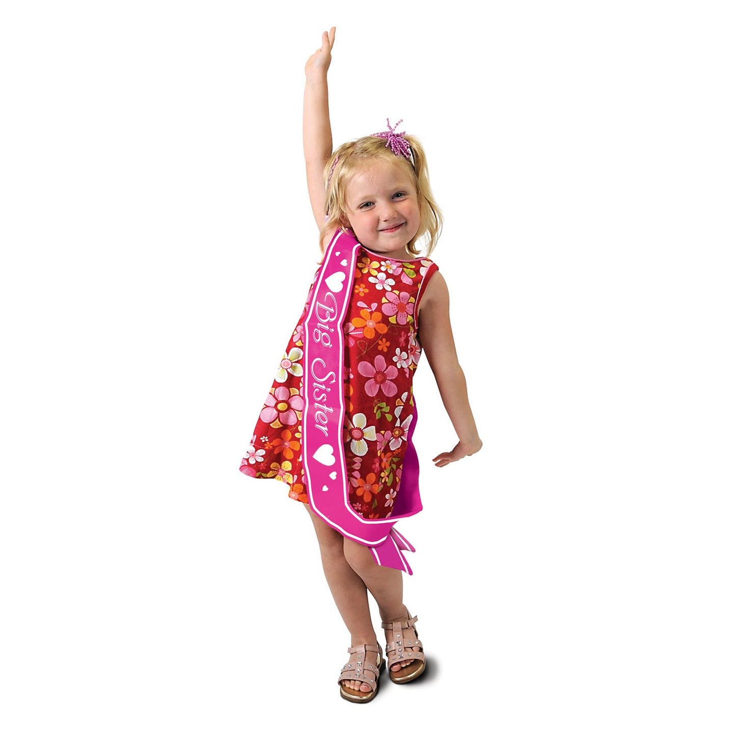 Beistle Big Sister Satin Sash - Baby Shower | Party Supply | Decoration