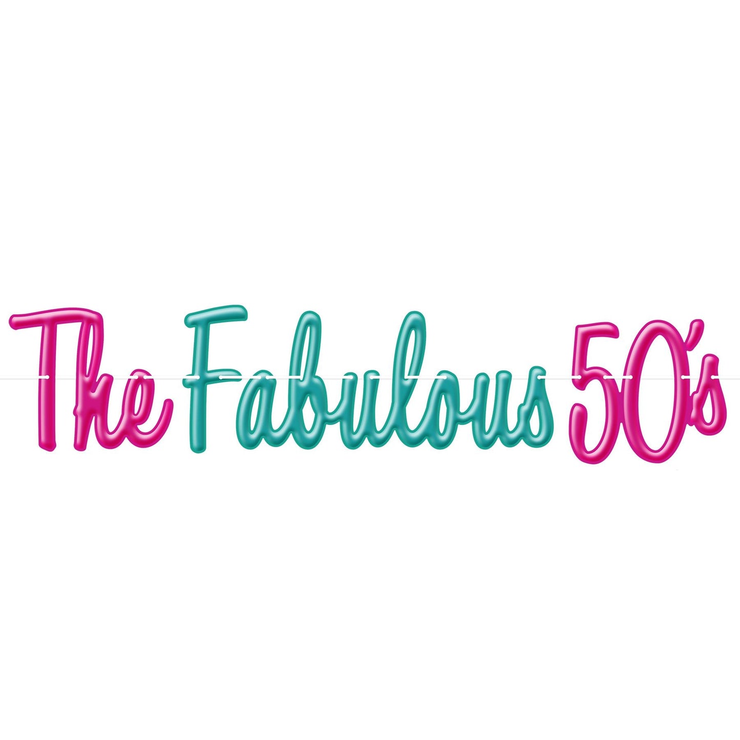 Beistle The Fabulous 50's Streamer - 50's/Rock & Roll | Party Supply