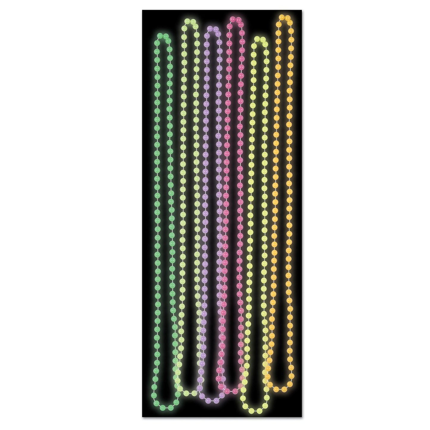Beistle Glow In The Dark Party Beads - General Occasion | Party Supply