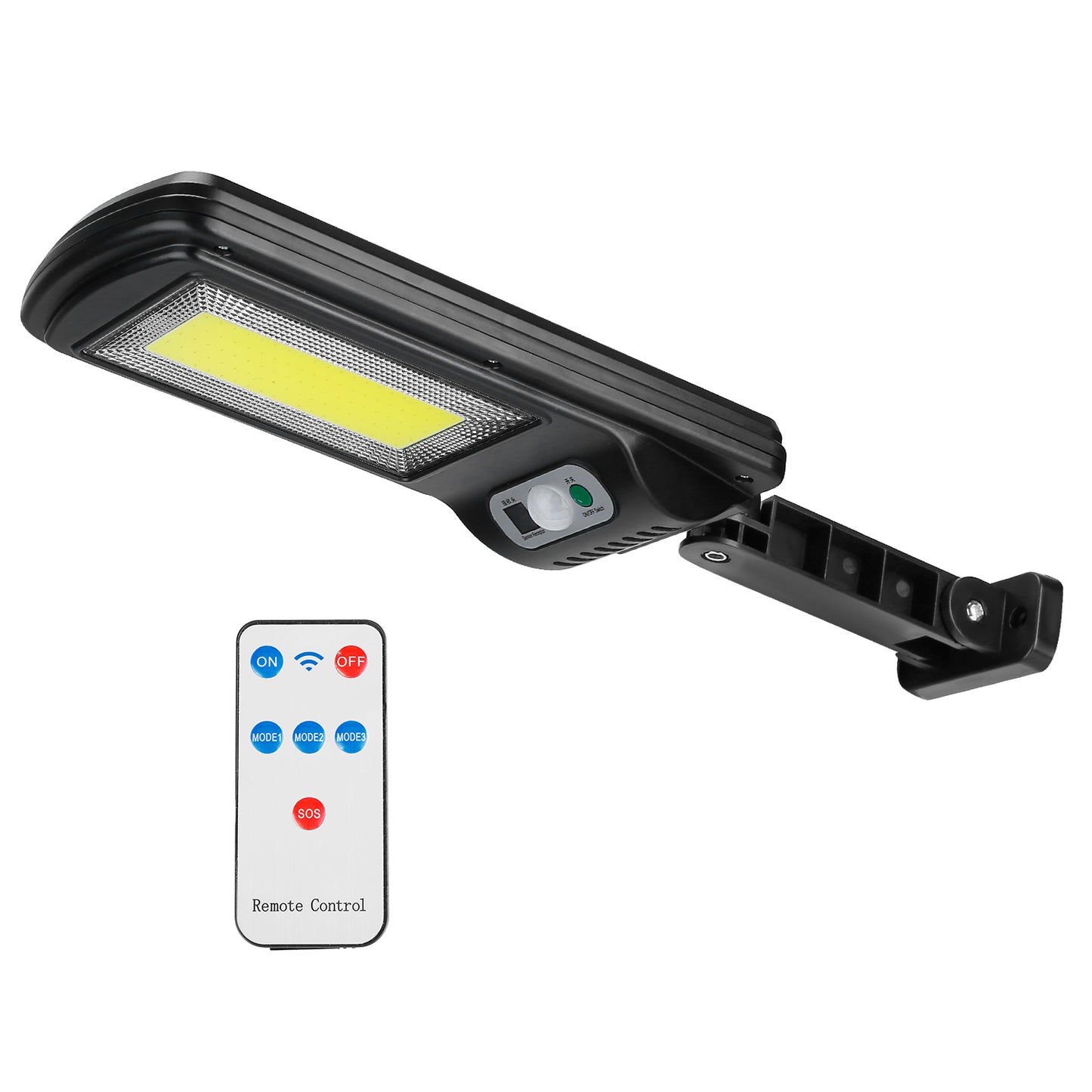 Solar Powered Wall Lights Outdoor 100LED Beads Motion Sensor Lamp IP65