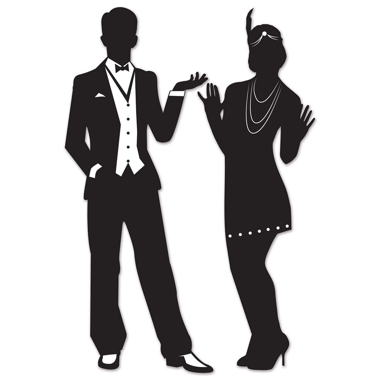 Beistle Great 20's Silhouettes | Party Supply | Decoration