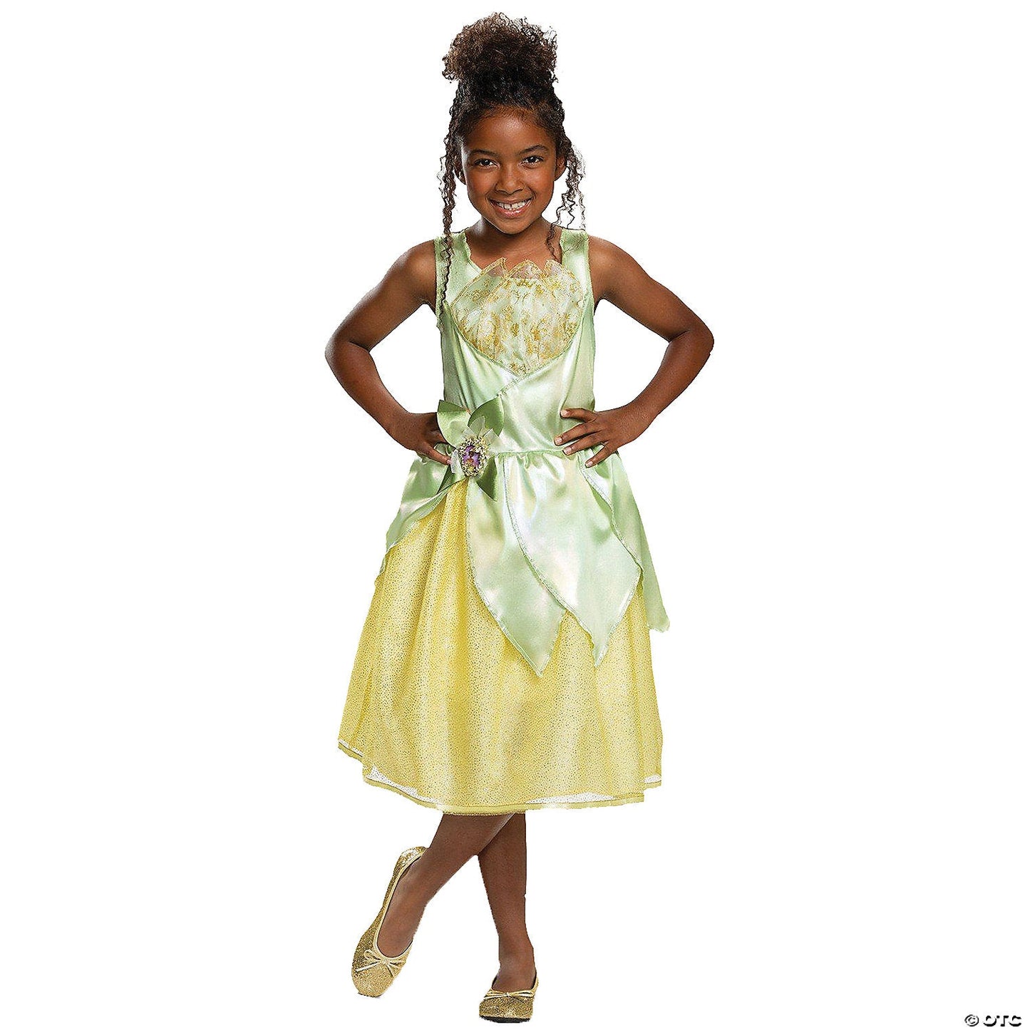 Girls Classic Disney The Princess And The Frog Tiana Costume
