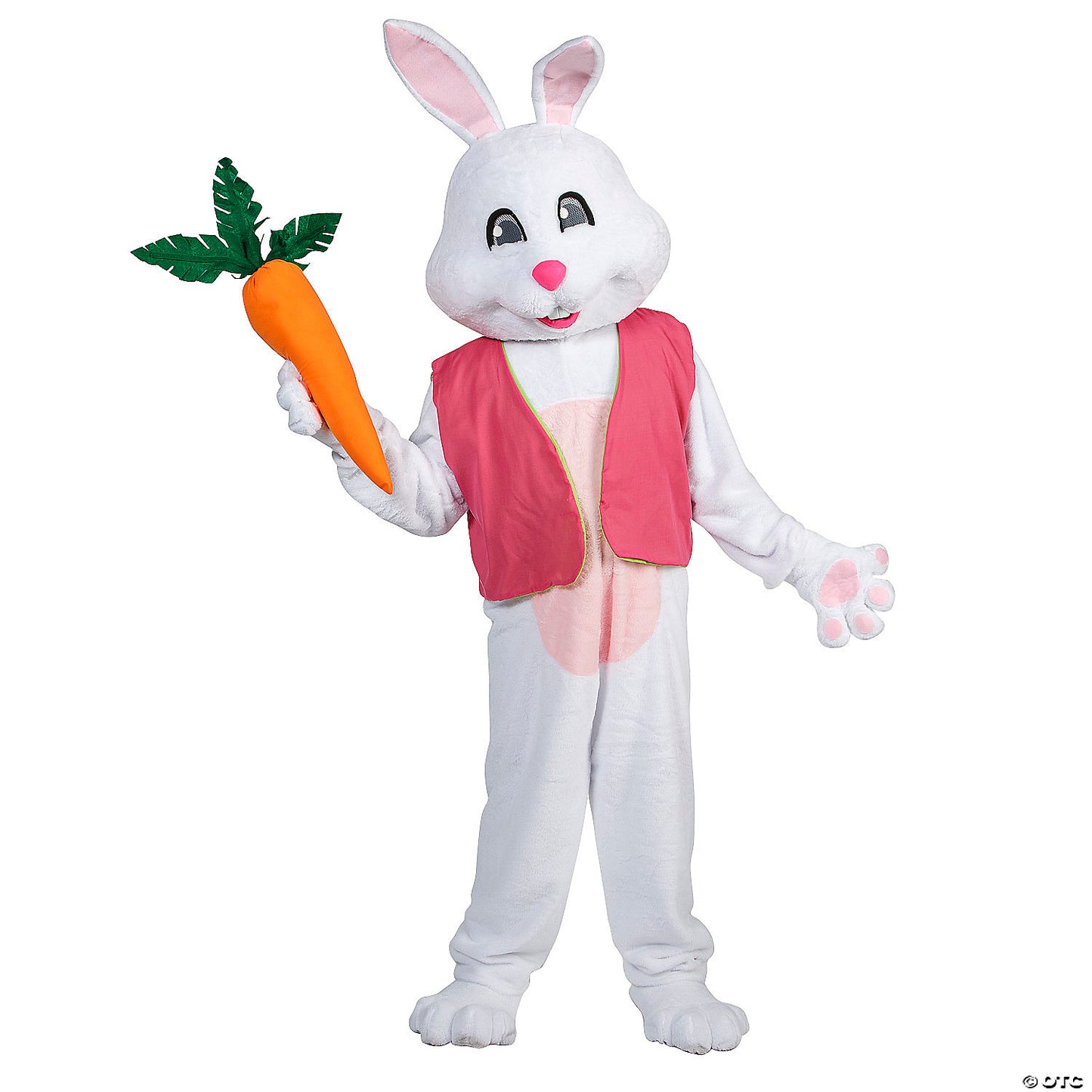 Mens Easter Bunny Costume With Vest & Carrot