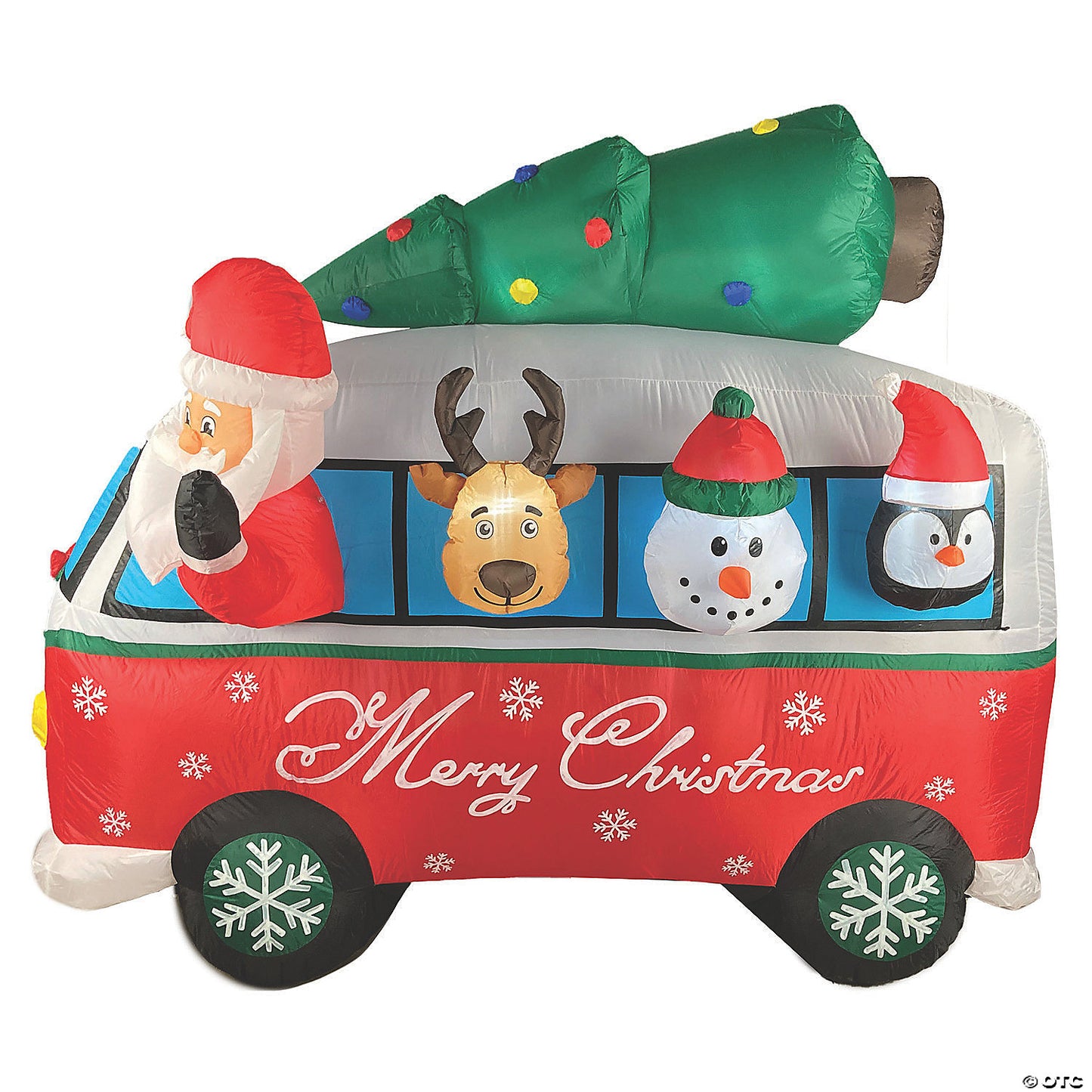 Santa Vintage Van 7'