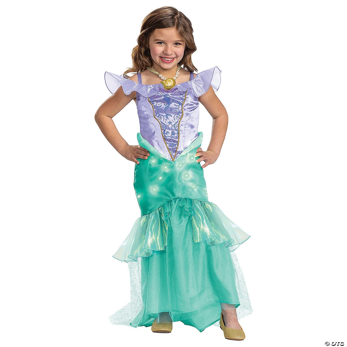 Toddler Prestige Little Mermaid Ariel Light/Sound Costume