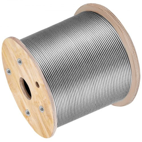 T316 1x19 Stainless Steel Cable 18 Cable Rail Wire Rope Aircraft Cable 984FT