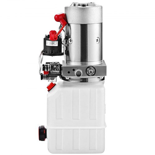 Hydraulic Pump Electric 4 Quart Double Acting Plastic Reservoir For Dump