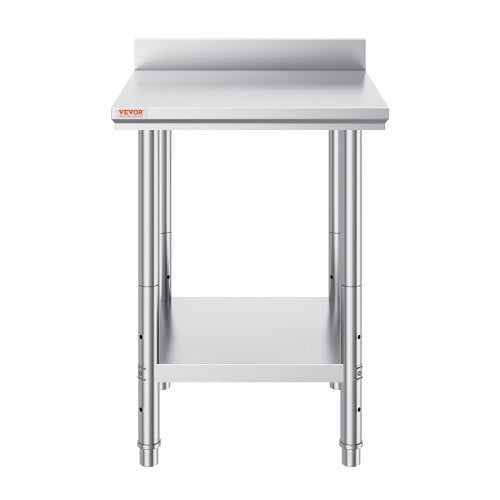 24 x 24 x 35 Inch Stainless Steel Work Table Commercial Food Prep Worktable
