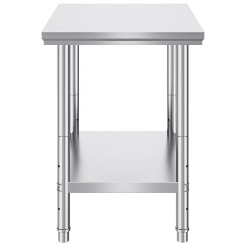 Stainless Steel Prep Table 24 x 30 x 31 Inch 700 lbs Load Capacity Heavy