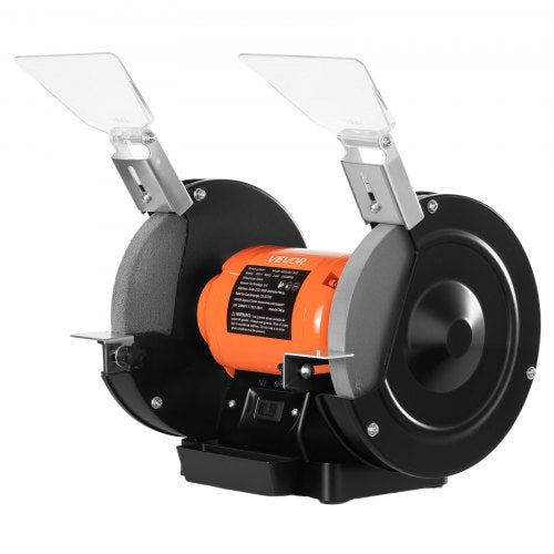 Bench Grinder 8inch Single Speed Bench Grinder 3450RPM HighSpeed Table