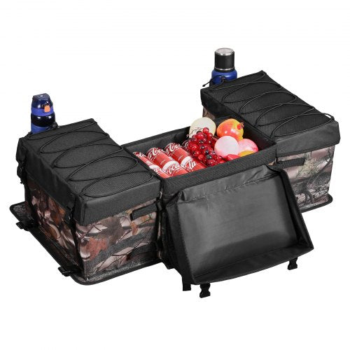 ATV Rear Storage Bag 68L ATV Rear Cargo Bag with Sponge Seat Cushion
