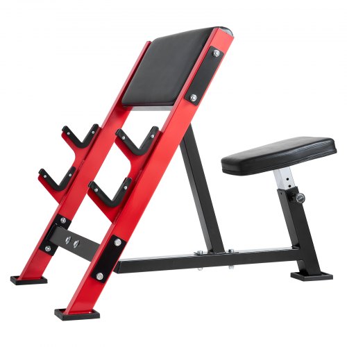 Preacher Curl Bench Strength Training Benches Max load 660 LBS Home Gym