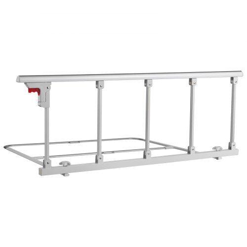 Foldable Bed Rail for Elderly 48 in Bedside Assist Rail with Fixing Strap