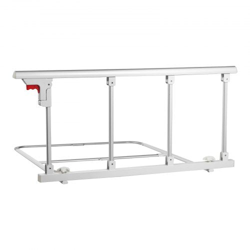 Foldable Bed Rail for Elderly 38 in Bedside Assist Rail with Fixing Strap