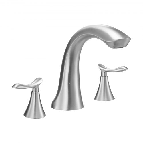 Roman Tub Faucet 3 Hole Waterfall Bathtub Faucet Gooseneck Bath Tubs