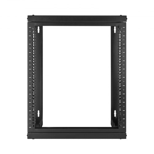 12U Wall Mount Server Rack 150 lbs Max Load Capacity Open Frame Network
