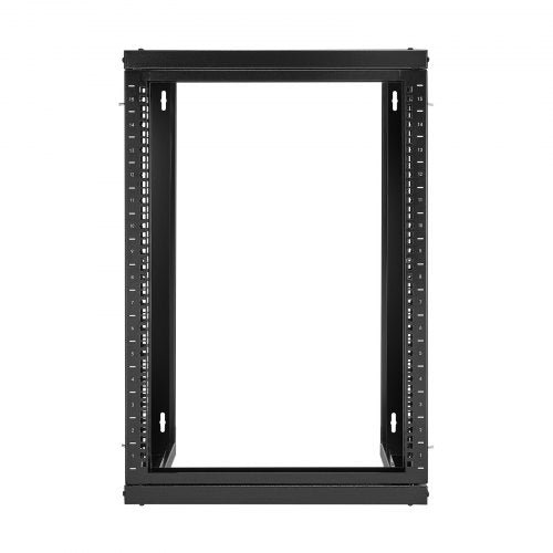 15U Wall Mount Server Rack 150 lbs Max Load Capacity Open Frame Network