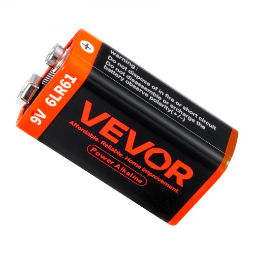 9V Alkaline Batteries 12Pack 9 Volt Square Battery for Smoke Detector