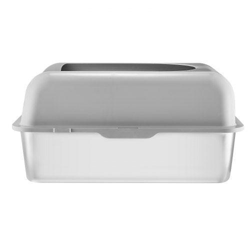 Cat Litter Box 6 inches Deep XL Extra Large Stainless Steel Cat Litter Box