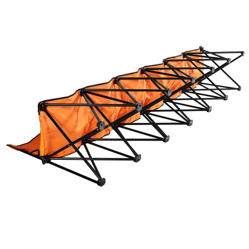Portable Folding Bench 6 Seat Foldable Soccer Bench with Side Pockets