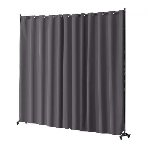 Room Divider Portable Panel Room Divider with Wheels Curtain Divider Stand