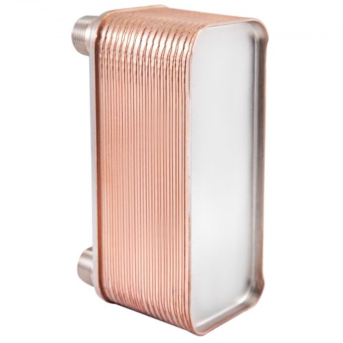Heat Exchanger 3x75 30 Plates Brazed Plate Heat Exchanger 316L 34