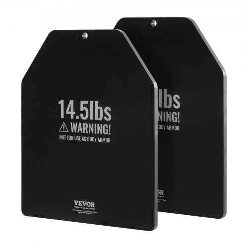 Weight Vest Plates 14.5 LB Pairs Premium Steel Weighted plates Contoured