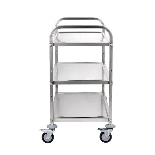 Kitchen Utility Cart 3 Tiers Wire Rolling Cart with 450LBS Capacity Steel