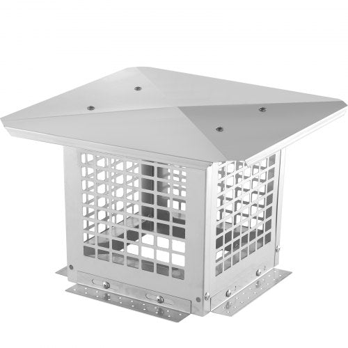 Chimney Cap 9 x 9 inch 304 Stainless Steel Fireplace Chimney Cover Not