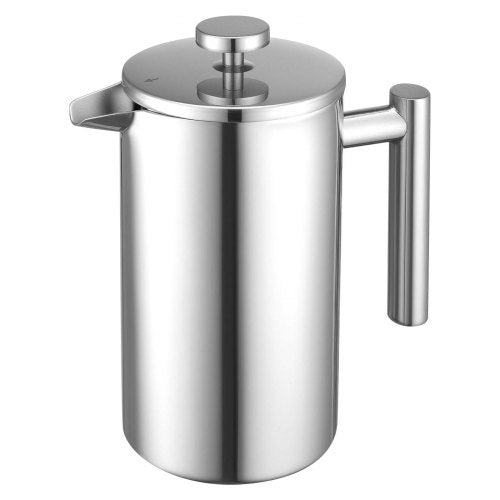 French Press Coffee Maker 34 Ounce 1 Liter Stainless Steel Coffee Press Tea