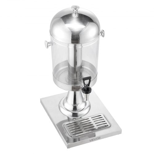 Beverage Dispenser 2.1 Gallon Drink Dispenser for Parties Stainless Steel