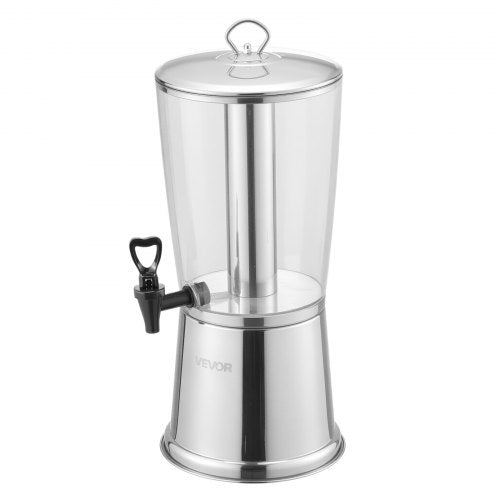 Beverage Dispenser 2.1 Gallon Drink Dispenser for Parties Stainless Steel