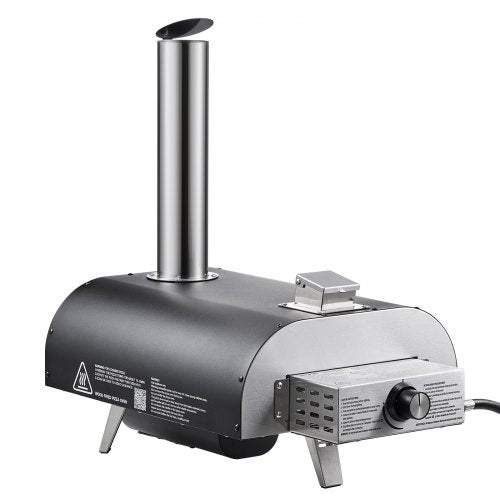 Dual Fuel Pizza Oven Outdoor 12 in Wood Fire Propane Gas Pizza Oven