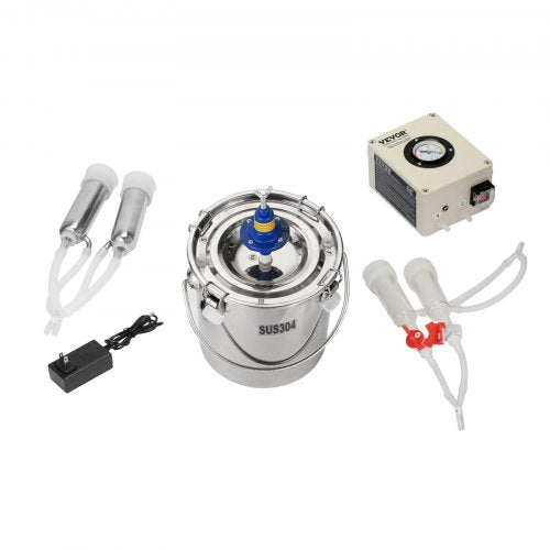 Goat Milking Machine 6 L 304 Stainless Steel Bucket Electric Automatic