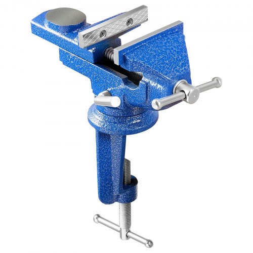 Bench Vise 3 Inch Portable Workbench Vice With 360 Swivel Base Quick Release