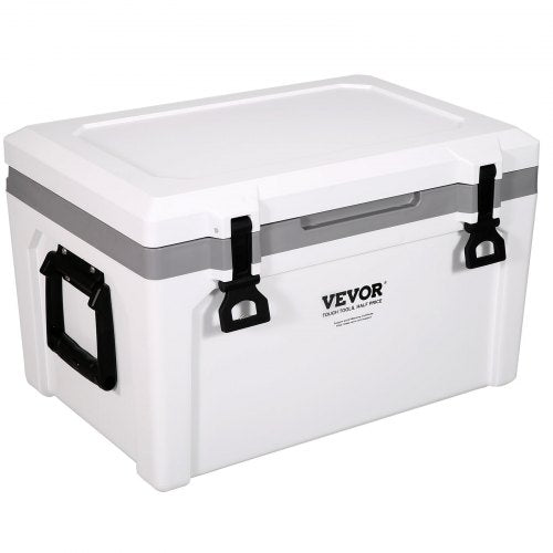 Insulated Portable Cooler 52 qt Holds 50 Cans Ice Retention Hard Cooler