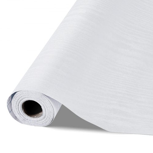 Peel and Stick Wallpaper 177 x 393.7 inch Contact Paper White Wood Grain