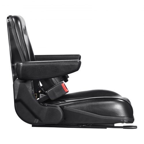 Universal Forklift Seat Fold Down Tractor Seat with Adjustable Angle Back