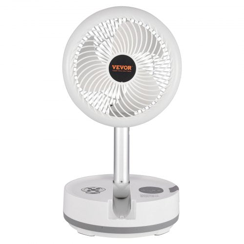10 inch Portable Foldable Rechargeable Oscillating Fan 3in1 Battery
