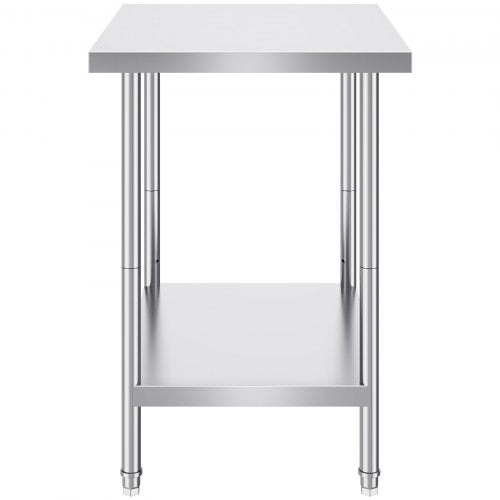 Stainless Steel Prep Table 24 x 30 x 34 Inch 700 lbs Load Capacity Heavy