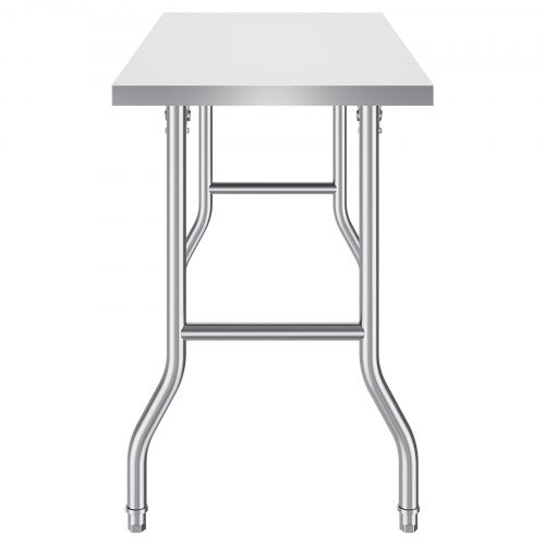 Folding Commercial Prep Table 48 x 24 Inch Commercial Worktable