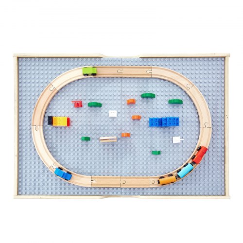 MultiPurpose Activity Play Table 290 Building Bricks and 30Piece Wooden