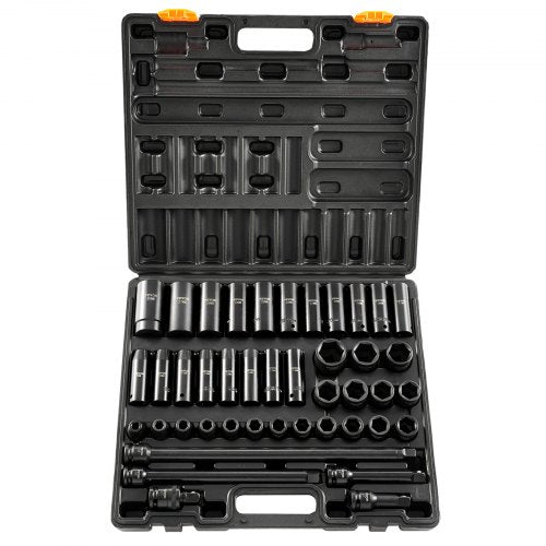 Impact Socket Set 12 Inches 43 Piece Impact Sockets Standard Socket
